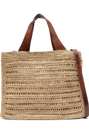 IBELIV Bolso shopper de rafia Nosy