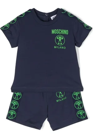 Moschino Bermudas con logo estampado