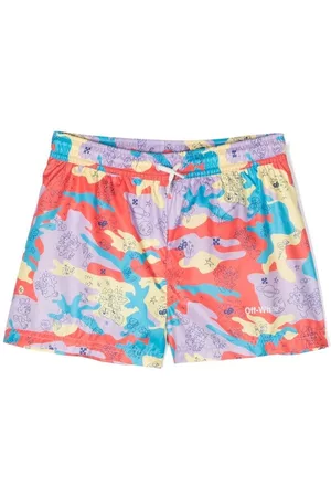 OFF-WHITE Bañador con motivo militar