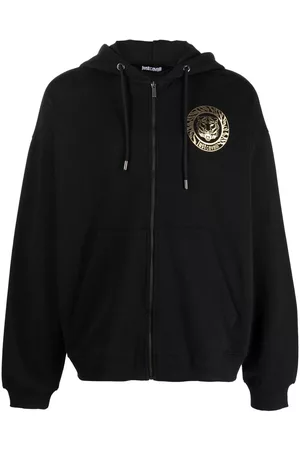 Roberto Cavalli Sudadera con capucha y logo estampado