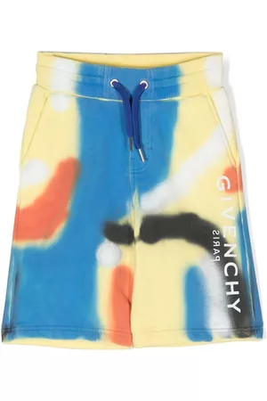 Givenchy Pantalones cortos de chándal con motivo en espray
