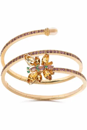 Dolce & Gabbana Brazalete Spring en oro amarillo de 18 ct con gemas