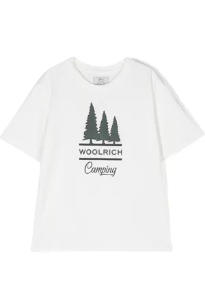 Woolrich Camiseta Road Trip con logo estampado
