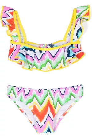 Nessi Byrd Bikini Akeno con motivo de zigzag