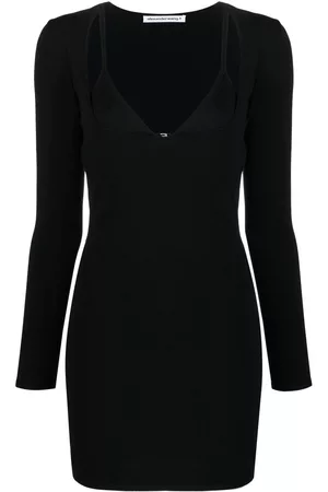 Alexander Wang Vestido con cuello a capas