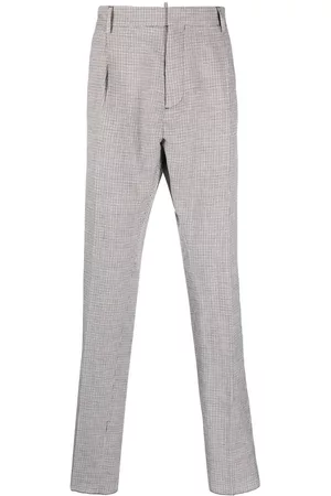 Dsquared2 Pantalones ajustados con motivo de pied de poule