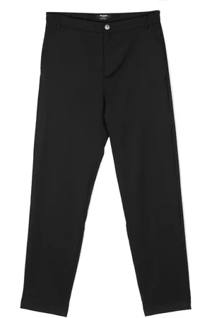 Balmain Pantalones de vestir con cierre oculto