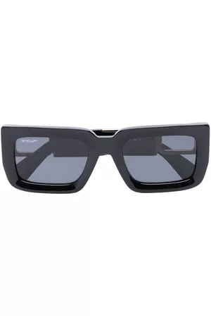 OFF-WHITE Gafas de sol Boston con placa del logo