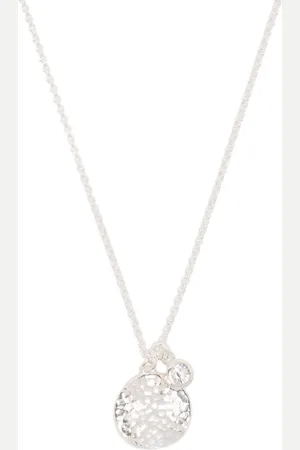Dower and Hall Collar con colgante de topacio blanco