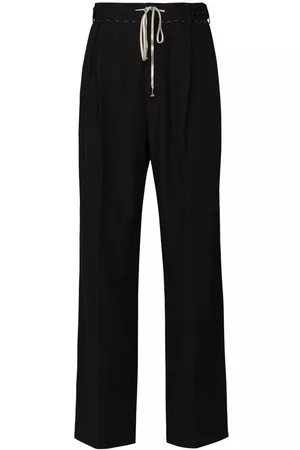 Maison Margiela Pantalones rectos con efecto moiré