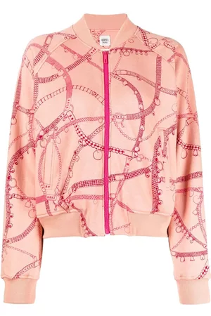 Hermès Chaqueta con estampado de bridas