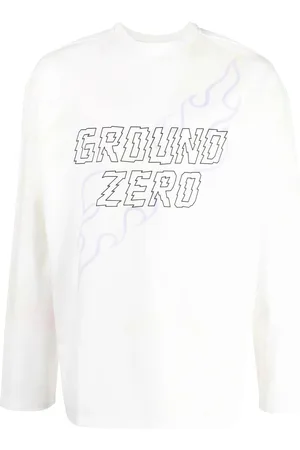 Ground Zero Camiseta con estampado gráfico y manga larga
