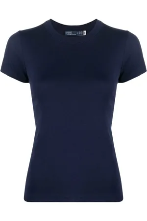 Ralph Lauren Camiseta de canalé de manga corta
