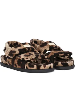 Dolce & Gabbana Sandalias con estampado de leopardo