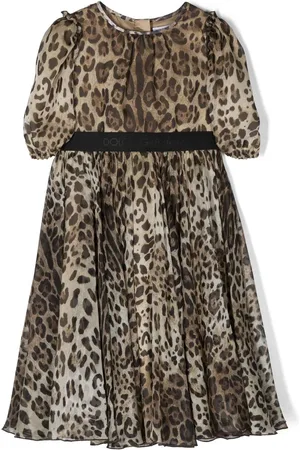 Dolce & Gabbana Vestido con animal print