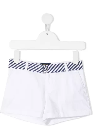 Ralph Lauren Pantalones vaqueros cortos con cinturón a rayas
