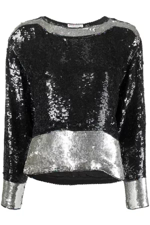 Saint Laurent Top con detalle de lentejuelas 1970