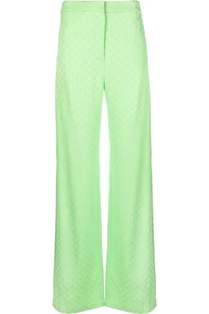 Karl Lagerfeld Pantalones anchos con monograma