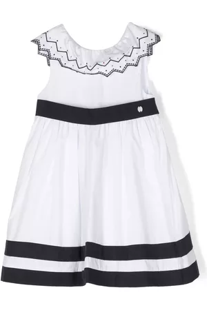 PATACHOU Vestido acampanado con cuello geométrico