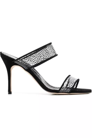Manolo Blahnik Sandalias con motivo de lunares