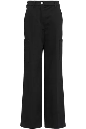 Prada Pantalones rectos con parche triangular