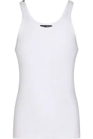 Dolce & Gabbana Top sin mangas de canalé fino