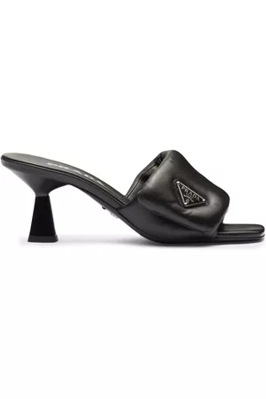 Prada Mules Soft con tacón de 65mm