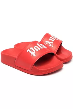 Palm Angels Chanclas con logo en relieve