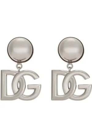 Dolce & Gabbana Pendientes de clip con logo DG de Kim