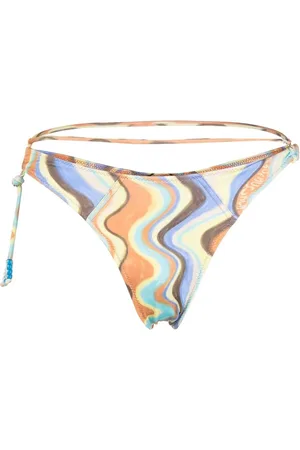 Jacquemus Bragas de bikini con estampado gráfico