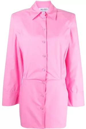 The Attico Vestido Margot camisero corto