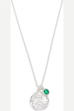 Dower and Hall Collar con colgante de granate