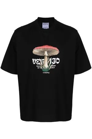 MARCELO BURLON Camiseta Vertigo con setas estampadas