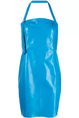 DROME Vestido corto con cuello halter