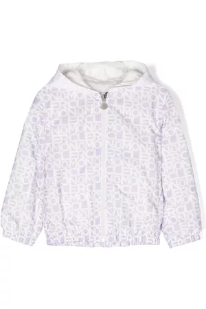 Moncler Chaqueta con capucha y logo estampado