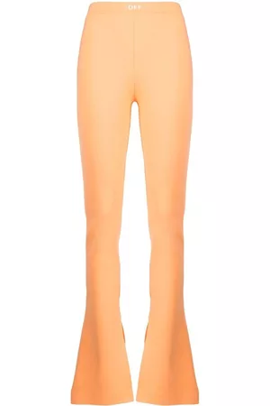 OFF-WHITE Pantalones Sleek acampanados