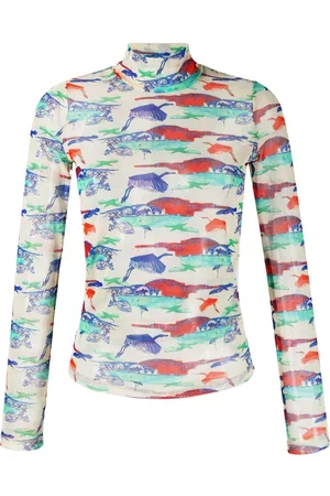 HENRIK VIBSKOV Blusa con estampado gráfico