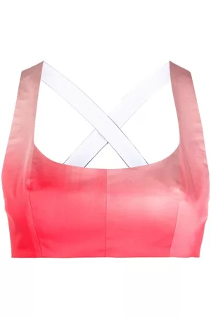 Serafini Top corto con efecto degradado