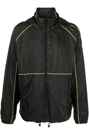 Moose Knuckles Chaqueta liviana con rayas fluorescentes