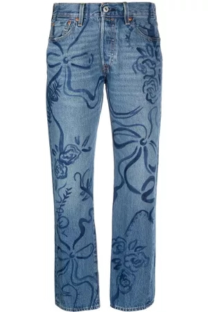 Collina Strada Vaqueros rectos con estampado floral