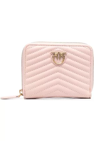 Pinko Cartera Love Birds con acolchado chevron