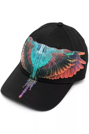 MARCELO BURLON Gorra con alas características estampadas