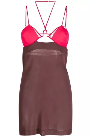 Nensi Dojaka Vestido corto con aberturas
