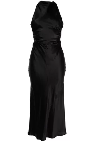 Reformation Vestido Casette con la espalda abierta