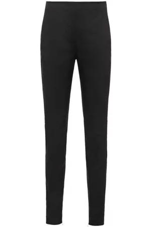 Prada Pantalones slim de talle alto