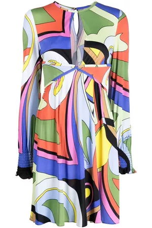 Moschino Vestido corto con motivo gráfico