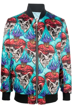 Philipp Plein Chaqueta bomber con motivo bordado