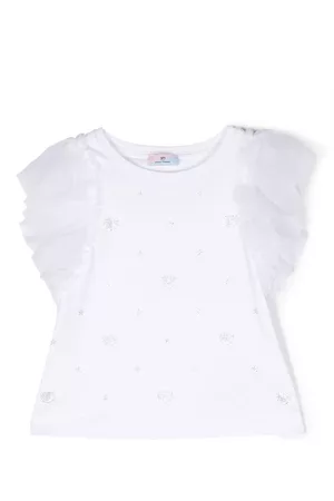 Chiara Ferragni Top con detalle del logo