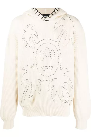 BARROW Sudadera con capucha y costuras decorativas
