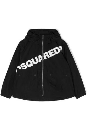 Dsquared2 Cortavientos con capucha y logo